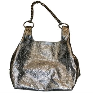 Rebecca Minkoff Metallic Karlie Chain Shopper Tote